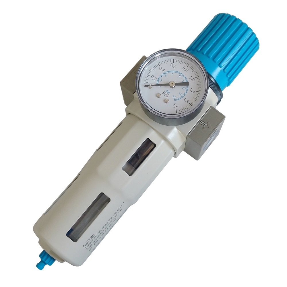 FILTRO REGULADOR BÁSICO ROSCA 1 4 C MANÔMETRO FR200B-02M