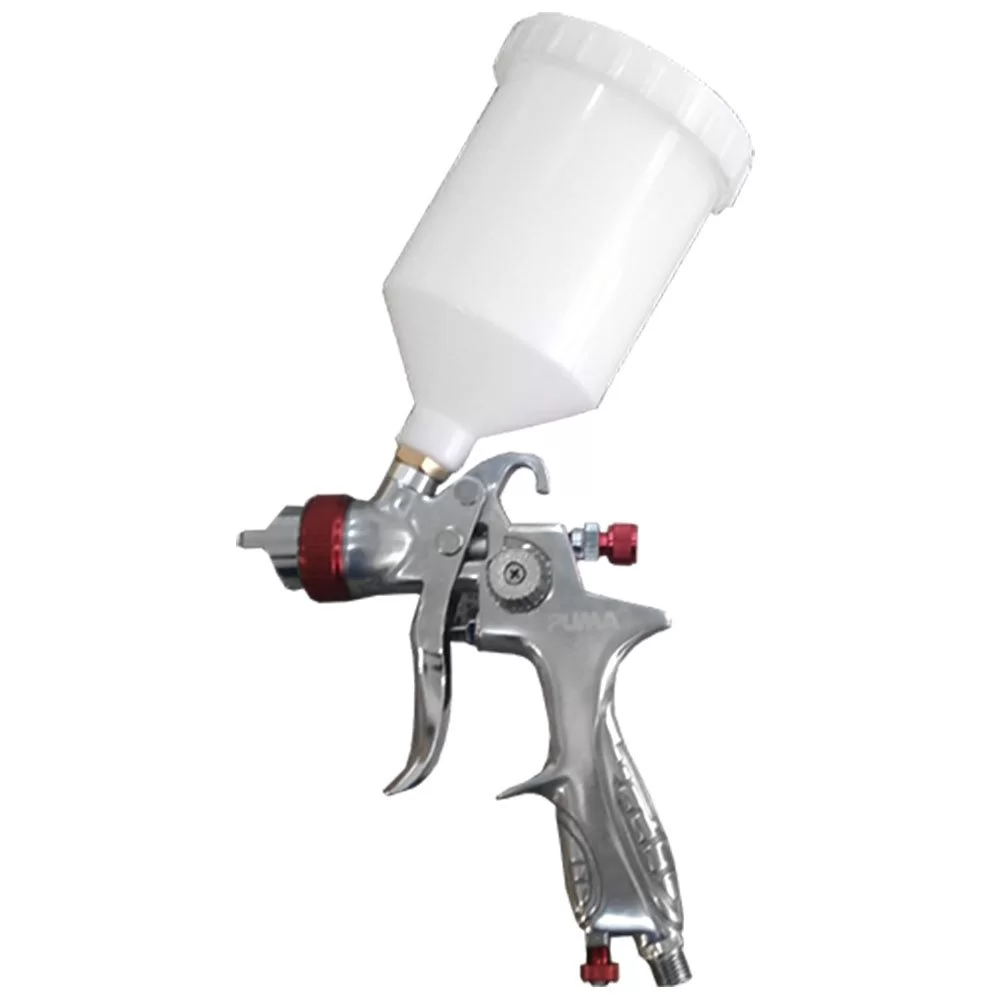 PISTOLA DE GRAVIDADE HVLP 1,3MM 600ML UM QUARTO POL. - PUMA AS887P 13