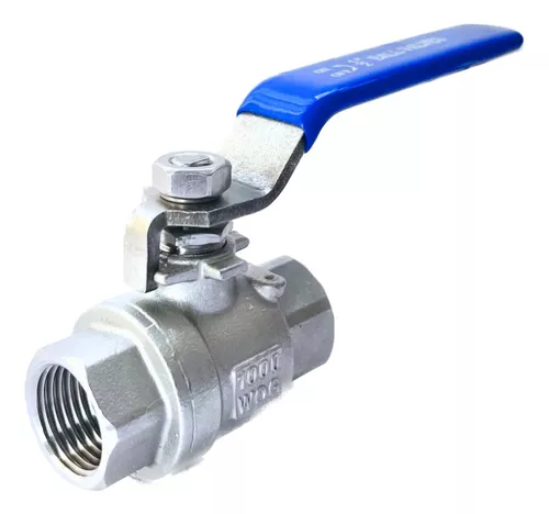 VÁLVULA ESFERA MEIA AÇO INOX